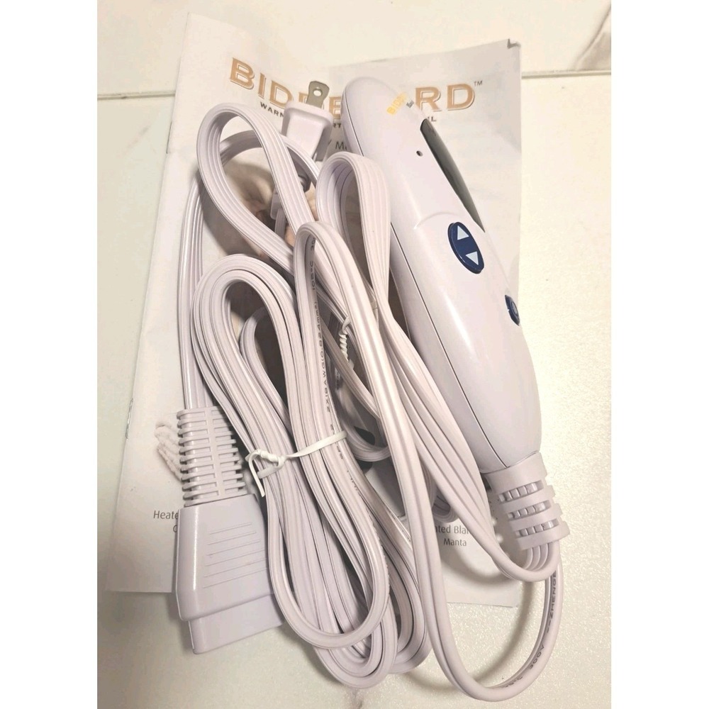 Biddeford Blankets TC13B1-T Electric Blanket Controller 4 Plug Power Cord ONLY!